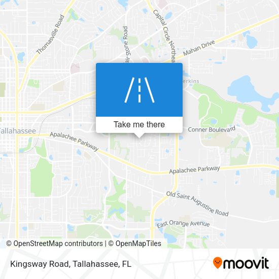 Mapa de Kingsway Road