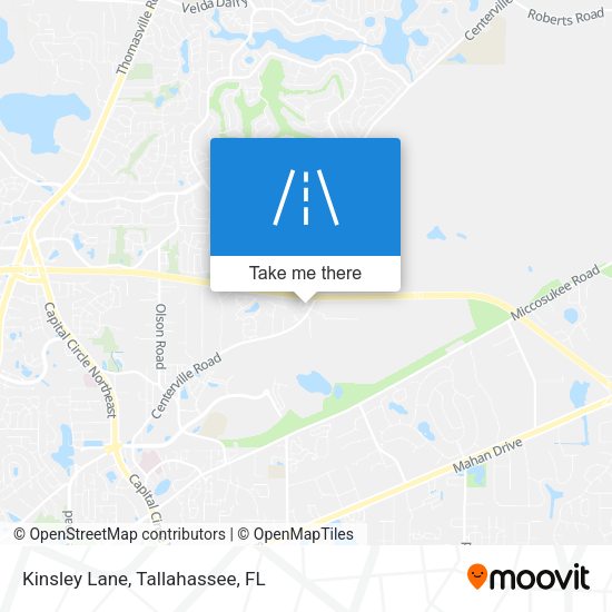 Mapa de Kinsley Lane