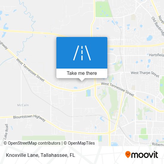 Mapa de Knoxville Lane