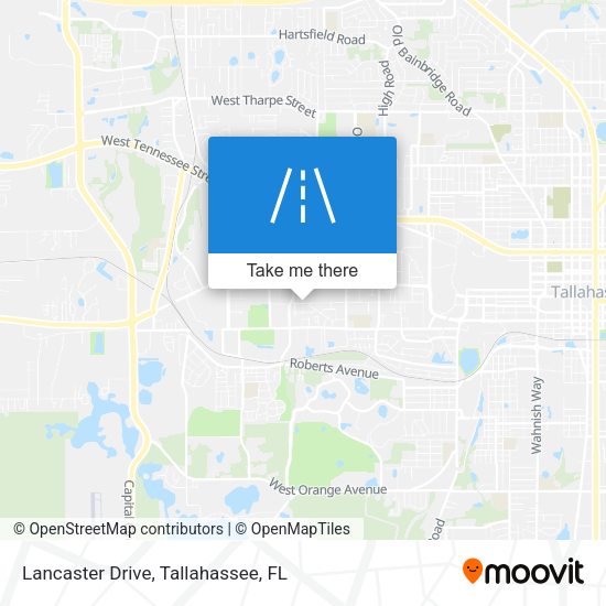 Lancaster Drive map