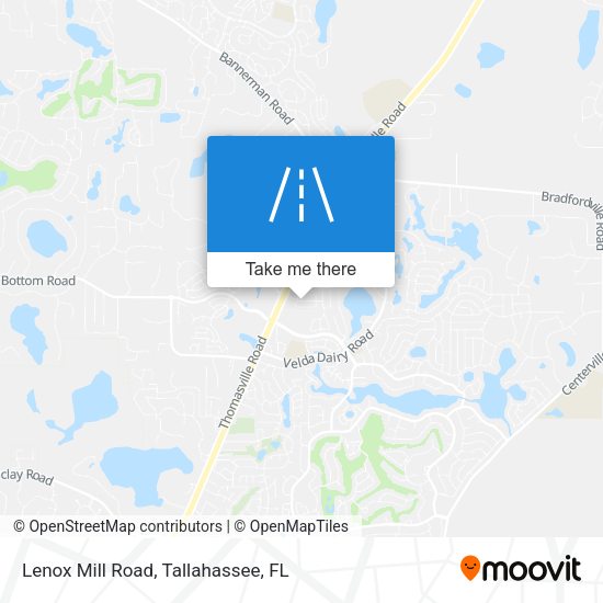 Lenox Mill Road map