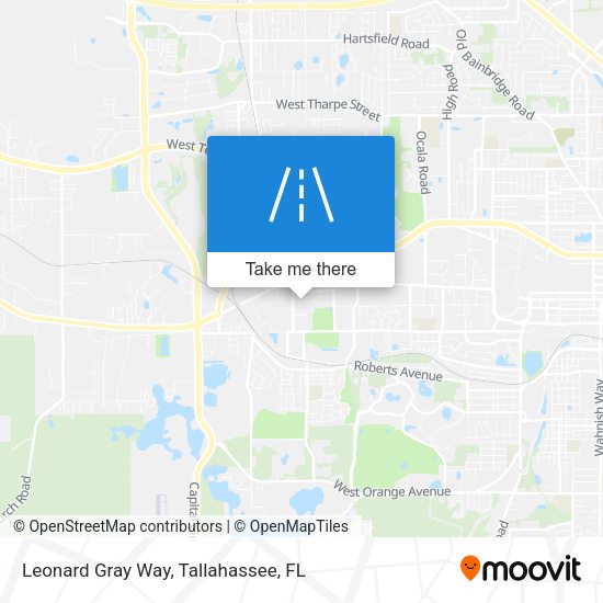 Leonard Gray Way map