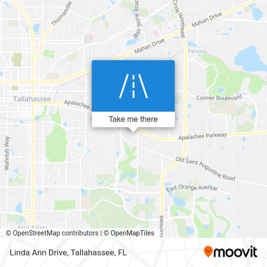 Mapa de Linda Ann Drive