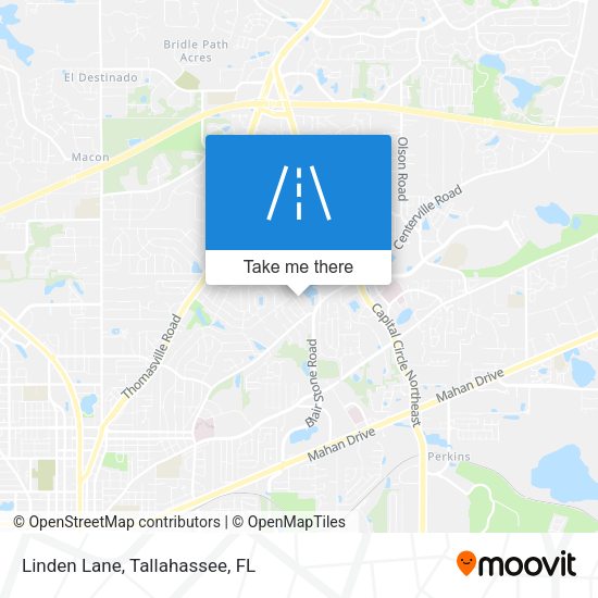 Mapa de Linden Lane