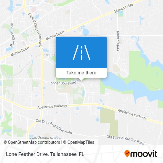 Lone Feather Drive map