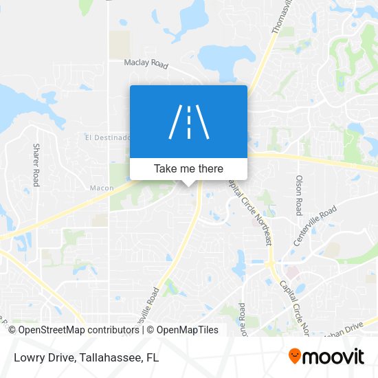 Mapa de Lowry Drive