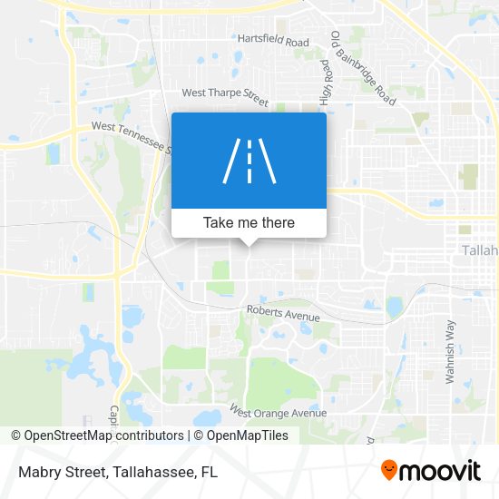 Mapa de Mabry Street