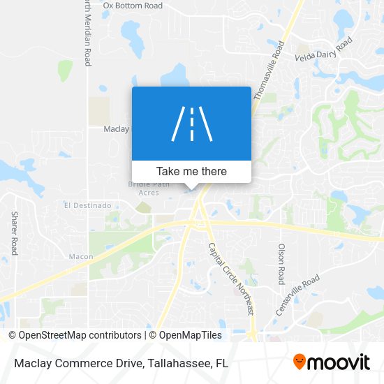 Mapa de Maclay Commerce Drive