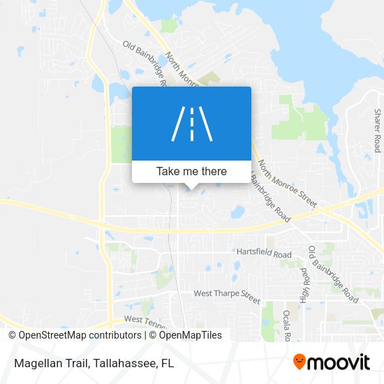 Magellan Trail map