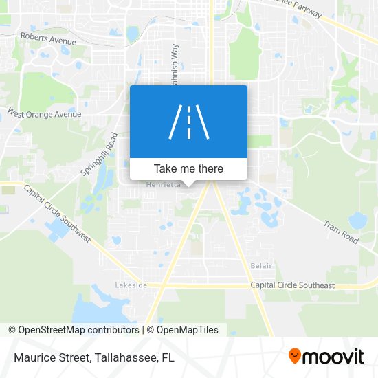 Maurice Street map