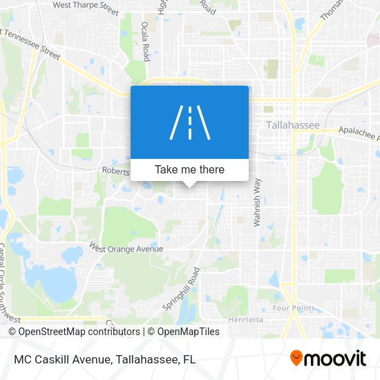 MC Caskill Avenue map