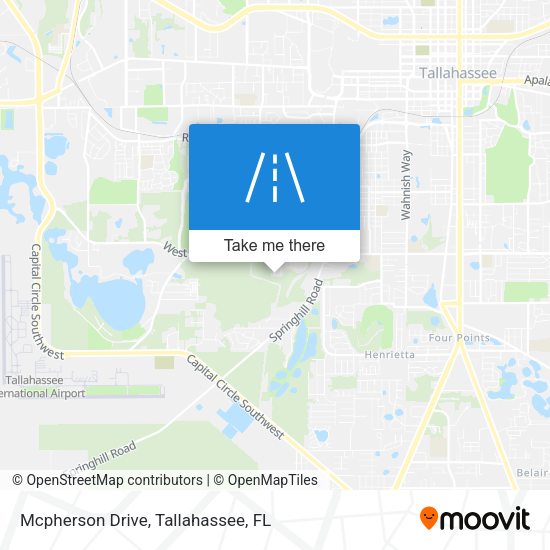 Mapa de Mcpherson Drive
