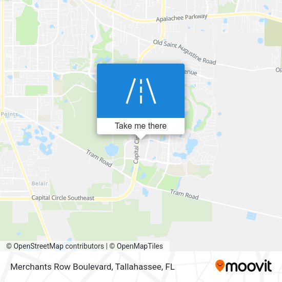 Mapa de Merchants Row Boulevard