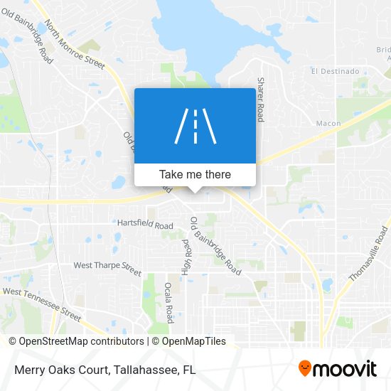 Merry Oaks Court map