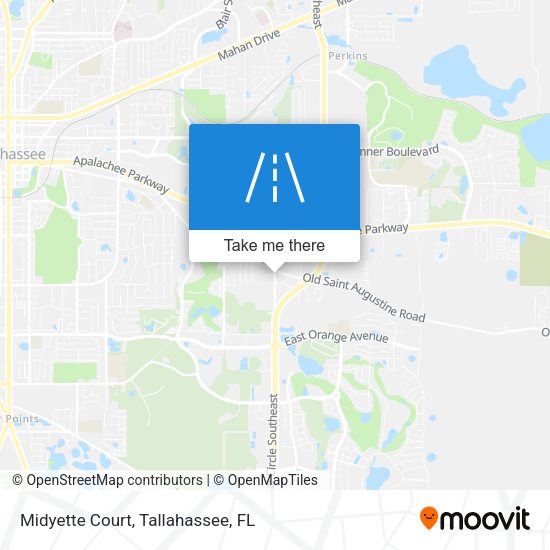 Midyette Court map