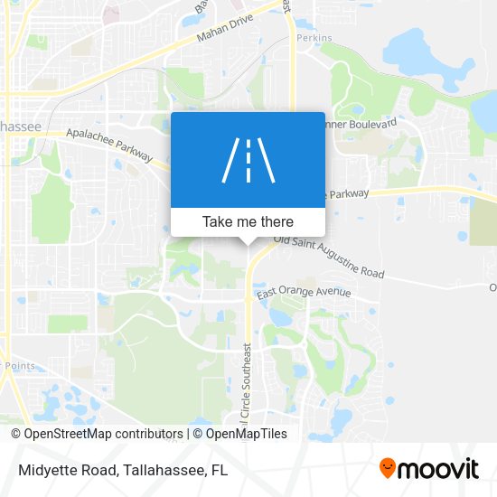 Midyette Road map