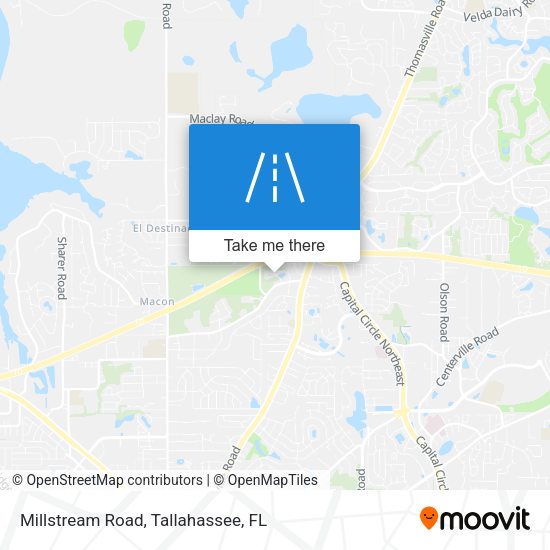 Millstream Road map