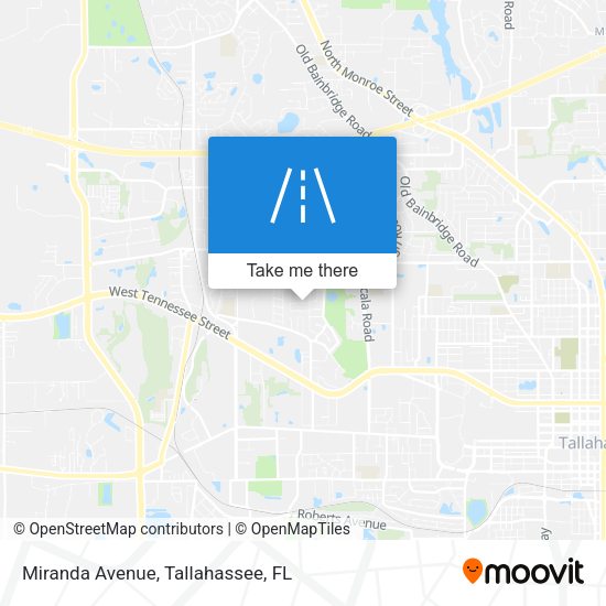 Mapa de Miranda Avenue