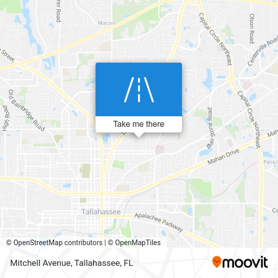 Mapa de Mitchell Avenue