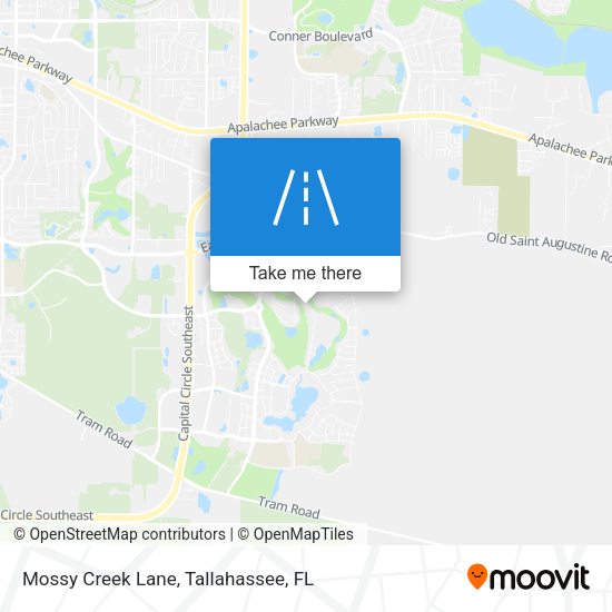 Mossy Creek Lane map