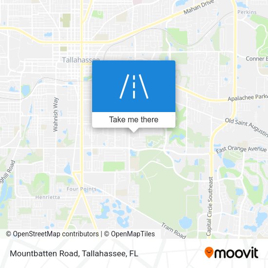 Mapa de Mountbatten Road