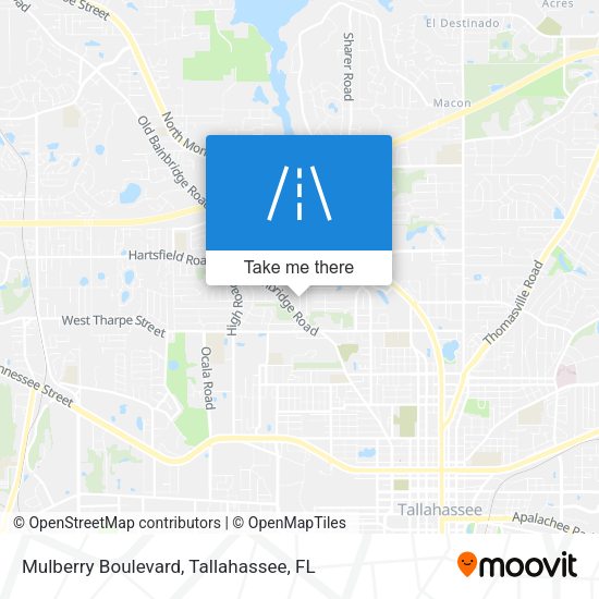 Mulberry Boulevard map