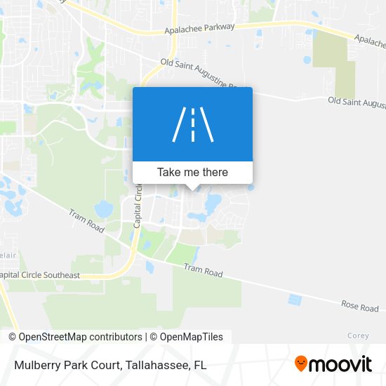 Mulberry Park Court map