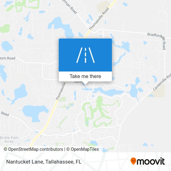 Nantucket Lane map
