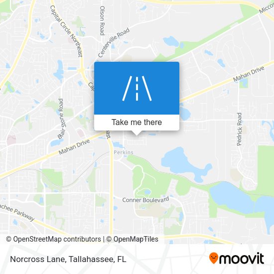 Norcross Lane map