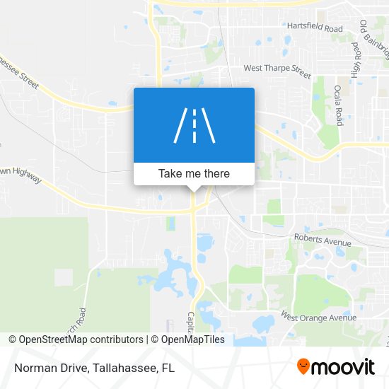 Mapa de Norman Drive