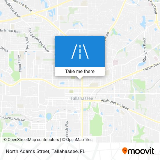 North Adams Street map