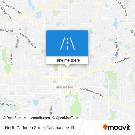 North Gadsden Street map