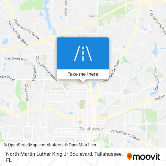 North Martin Luther King Jr Boulevard map