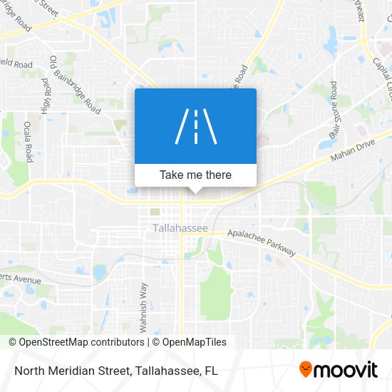 Mapa de North Meridian Street