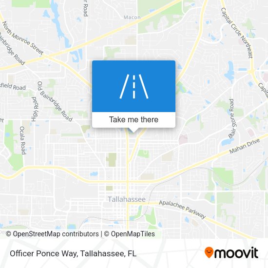Officer Ponce Way map