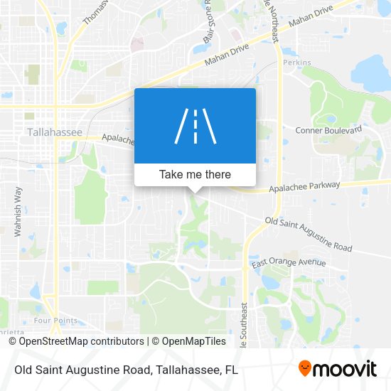 Old Saint Augustine Road map