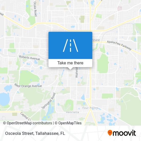 Osceola Street map