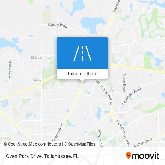 Oven Park Drive map