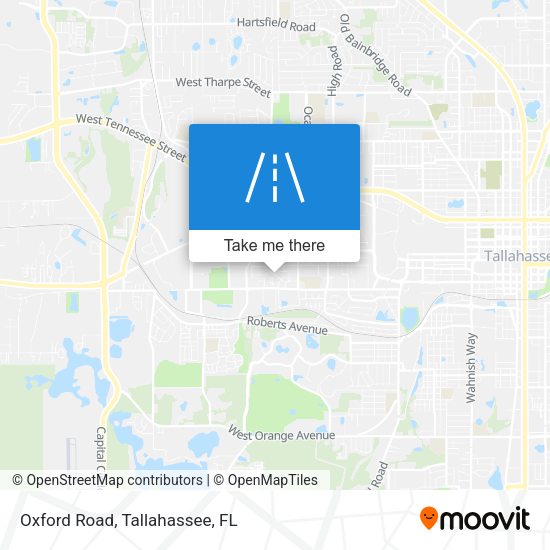 Mapa de Oxford Road