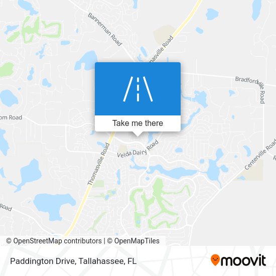 Mapa de Paddington Drive