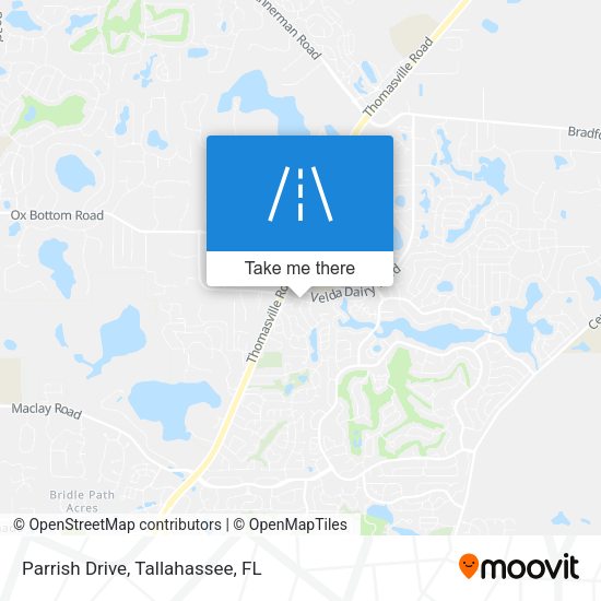 Mapa de Parrish Drive