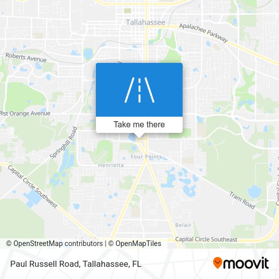 Mapa de Paul Russell Road