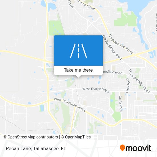 Mapa de Pecan Lane