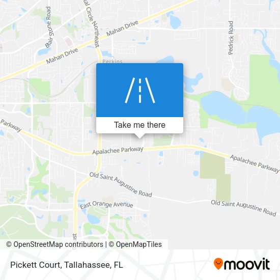 Pickett Court map