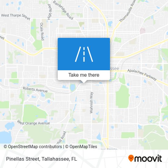 Pinellas Street map