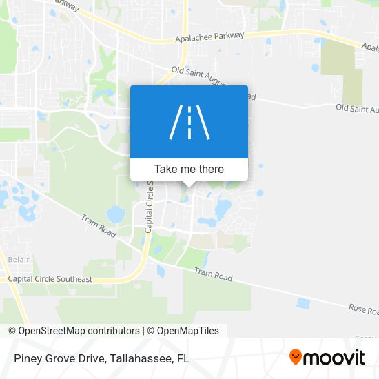 Piney Grove Drive map