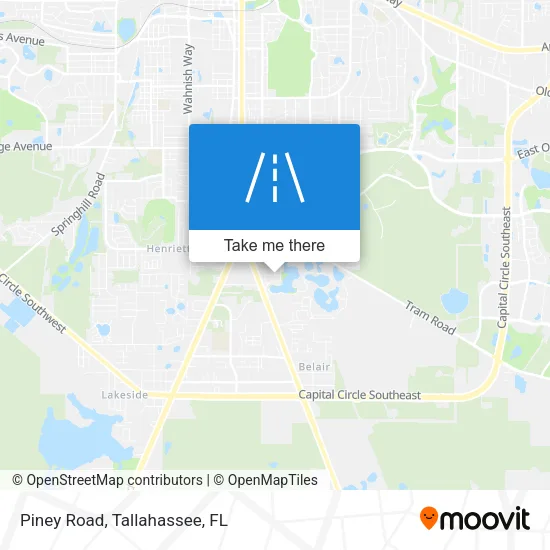 Mapa de Piney Road