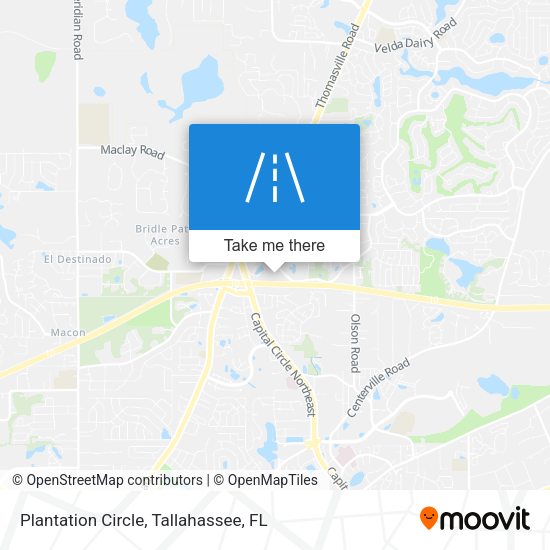 Plantation Circle map