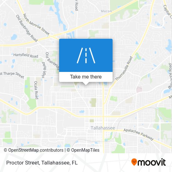 Mapa de Proctor Street