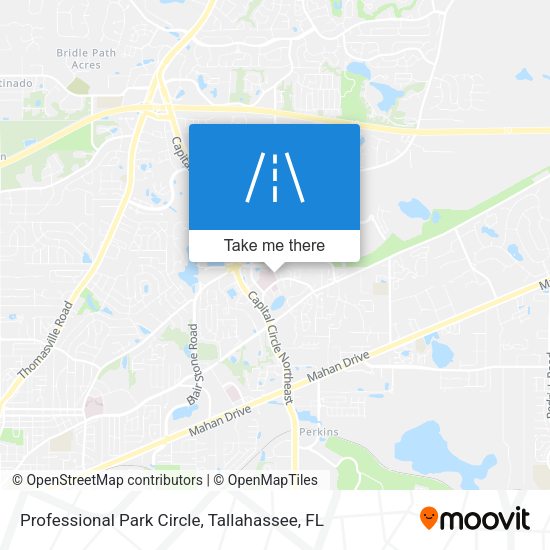 Professional Park Circle map